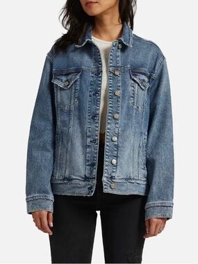 Madewell Oversized Trucker Denim Jacket size Small